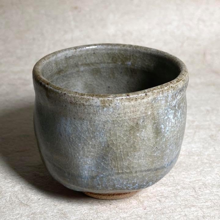 青斑唐津ぐい呑 唐津焼 ぐい呑 焼き物 陶器 酒器 陶芸 【公式通販】